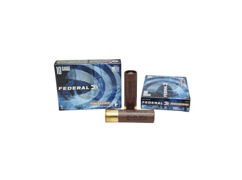 Federal Power Shok 10 Gauge 3.5 1 34 oz. Hollow Point Rifled Slug